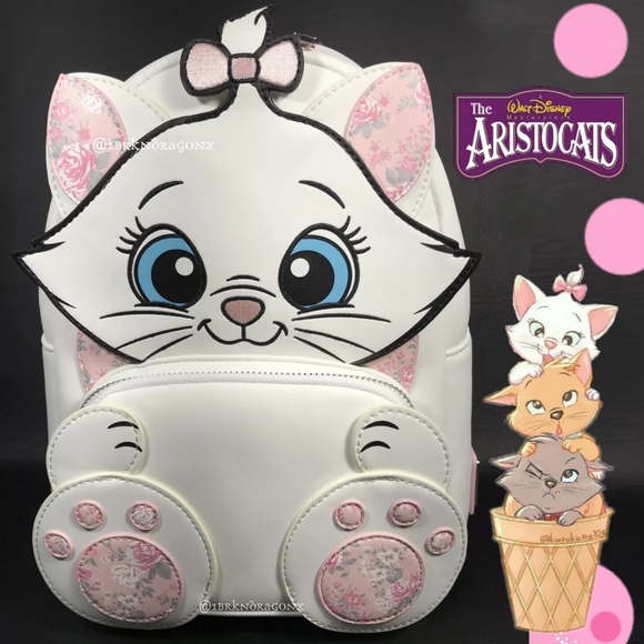NWT The Aristocrats Super Cute Marie Cat Wallet ๐ Bundle with Backpack ๐๐ฉท๐ - Picture 6 of 14